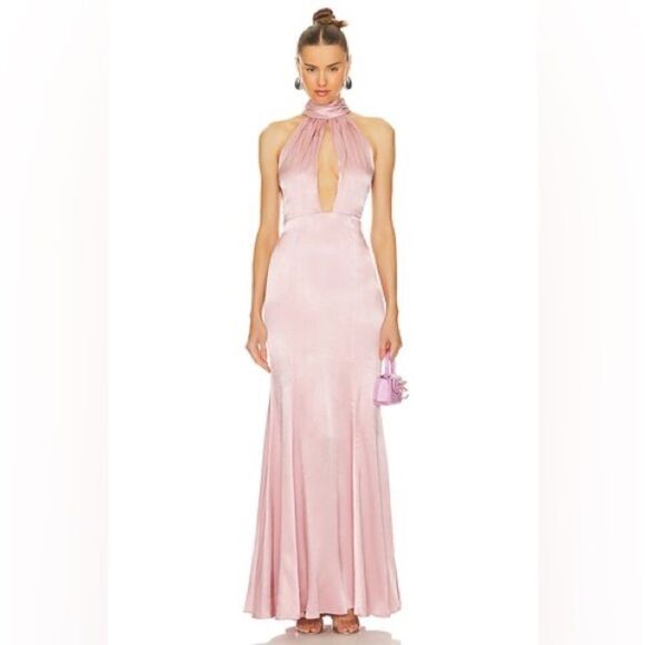 Lovers and Friends Bridgette Gown in Clay Pink - Picture 1 of 6